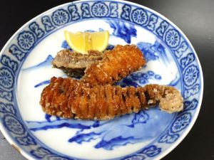 クリックで拡大表示 ウチワザメの唐揚げ