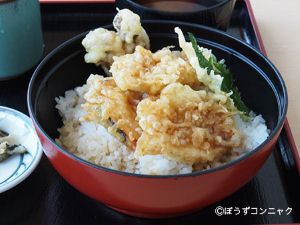 クリックで拡大表示 オオクチバス天丼