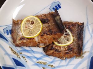 クリックで拡大表示 ヒゲダラの幽庵焼き