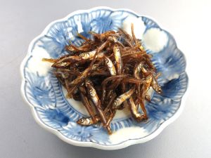 クリックで拡大表示 ワカサギの紅梅煮