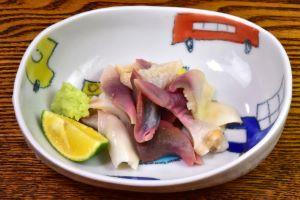 クリックで拡大表示 ホッキガイ(ウバガイ)の足身