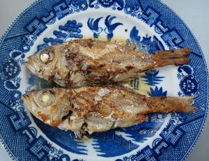 クリックで拡大表示 ナガオオメハタのバター焼き