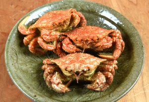 クリックで拡大表示 茹でトゲクリガニ
