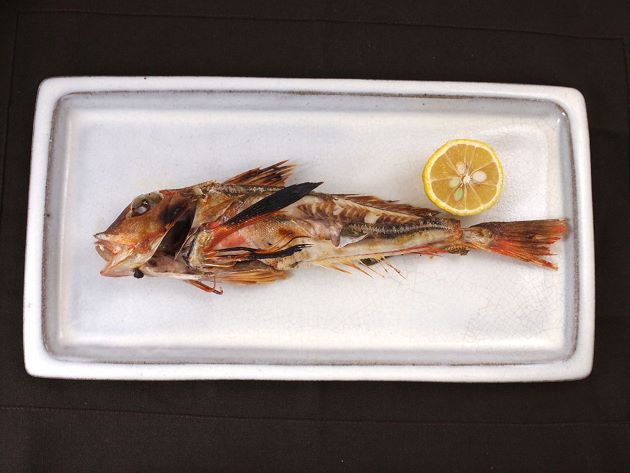 カナガシラの塩焼き