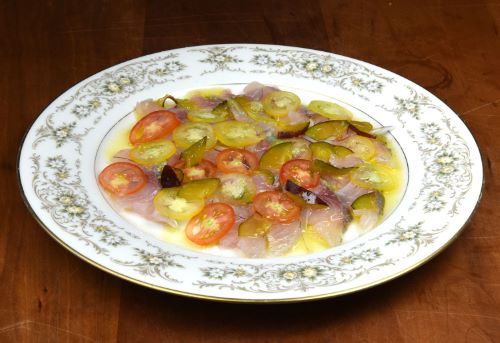 クリックで拡大表示 カンパチのあら煮