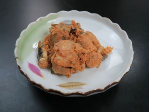 クリックで拡大表示 鮟鱇の肝和え