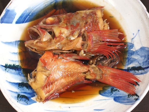 ユメカサゴの煮つけ