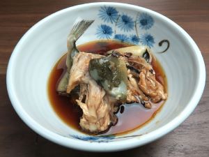 クリックで拡大表示 ヨリトフグの煮つけ