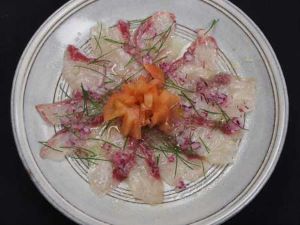 クリックで拡大表示 尾長メジナのトマト煮