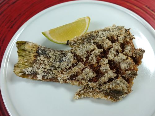 クリックで拡大表示 ブチススキベラの唐揚げ