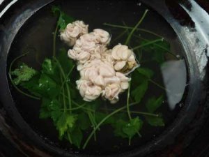 スケトウダラの白子鍋