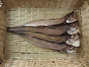スケトウダラの丸干し