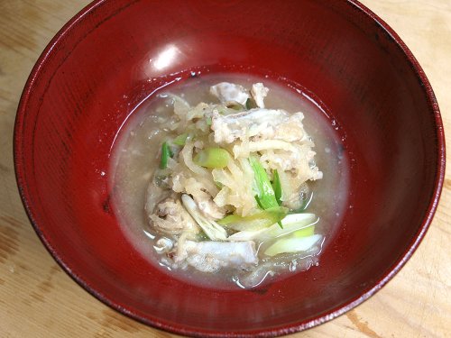 スズキの煮なます