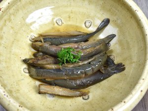 カラドジョウの煮もの