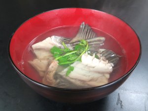 クロホシマンジュウダイの潮汁
