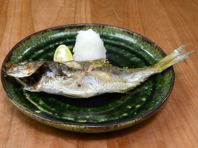 タカベの塩焼き