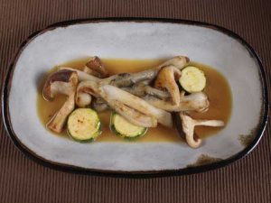 ヨーロッパマテガイダマシのバター焼き