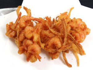 ヒメアマエビのかき揚げ