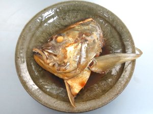 ロウニンアジの煮つけ