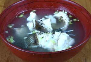 ホウキハタの潮汁