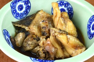 ホウキハタのあら煮