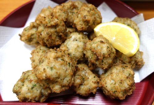 ニギスのだんご揚げ