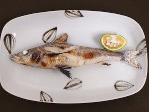 目光の塩焼き