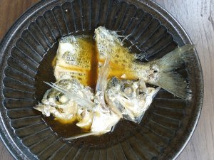 ヤマトイトヒキサギの煮つけ