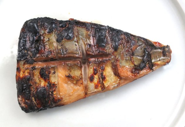 ニジョウサバの醤油焼き