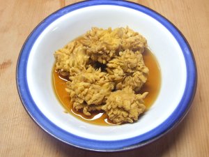 クロホシフエダイの真子の煮つけ