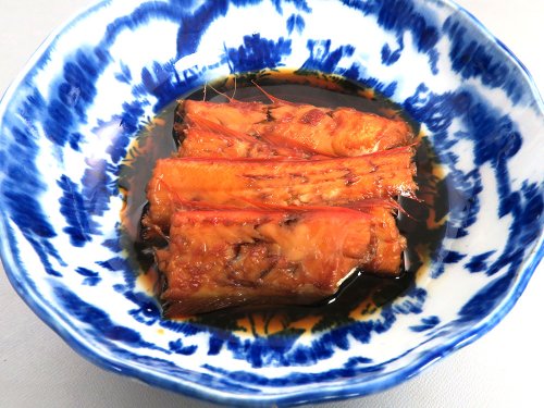 カタナウオの煮つけ
