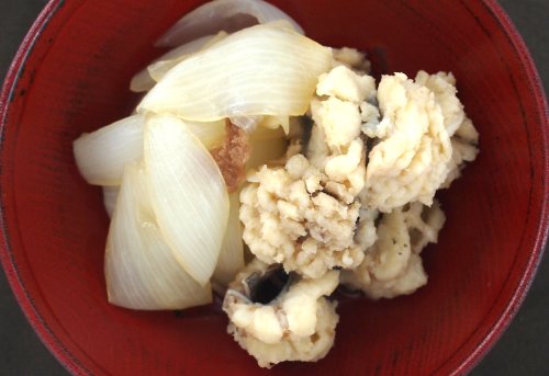 はもと玉ねぎの煮物