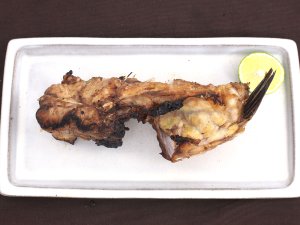 ホホスジタルミの塩焼き