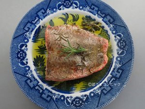 ベニザケのコンフィ