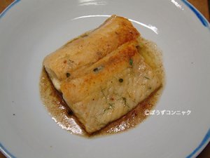 レイクトラウトのムニエル