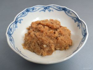 マアジの魚みそ