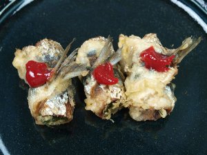 マイワシの青じそ揚げ