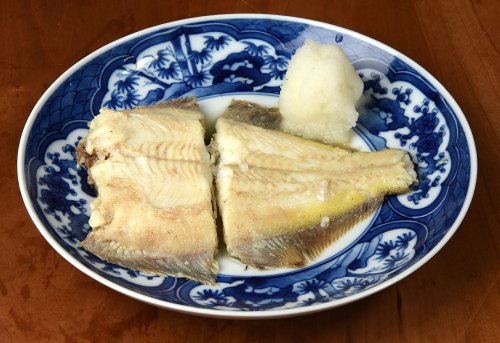 マガレイの塩いり（浜いり、塩煮）
