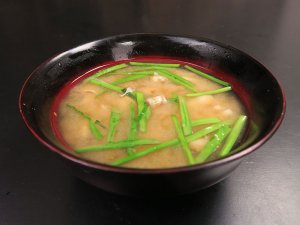 エゾマテガイのみそ汁