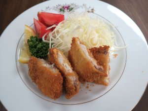 オニヒラアジのフライ