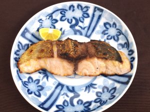 オニヒラアジの塩焼き