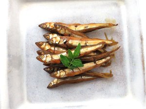 アユの煮つけ