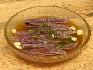 めじかの新子刺身
