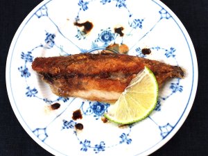 ムロアジのムニエル
