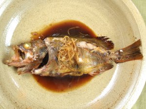 ヤナギノマイの煮つけ
