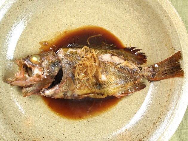 ヤナギノマイの煮つけ