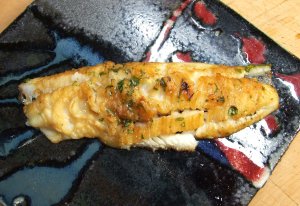 アブラメの木の芽焼き