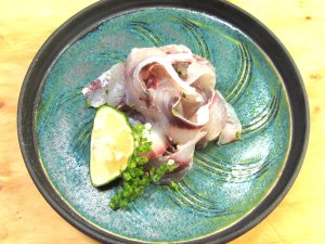 シマイサキの洗い