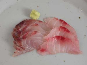 コトヒキの刺身