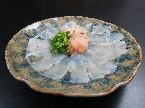 ウマヅラハギの刺身